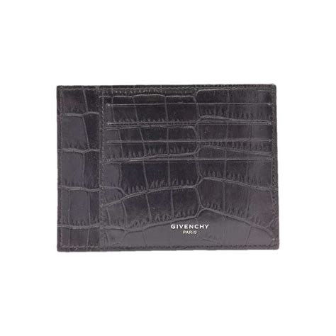 givenchy crocodile wallet|4G wallet in crocodile effect leather .